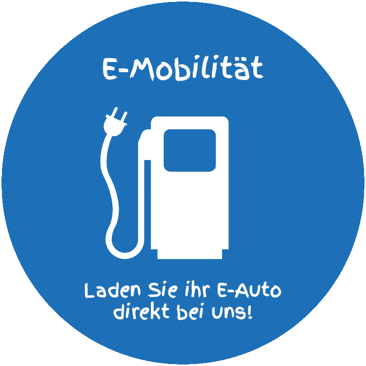 Laden Sie ihr E-Auto direkt bei uns!